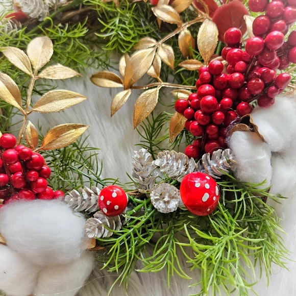 Handcrafted Holiday Wreath - Picture 2 of 3